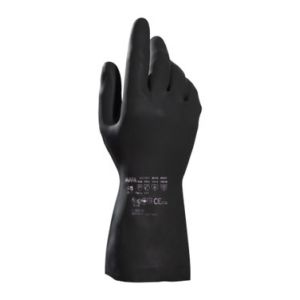 GUANTE NEOPRENO Y LATEX NEGRO ALTO 415 