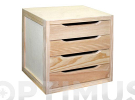 CAJONERA NATURA PINO MACIZO