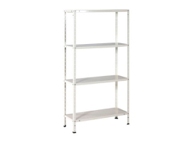 ESTANTERIA METALICA BLANCA 4 ESTANTES
