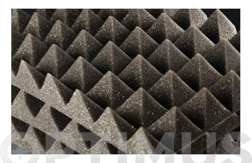 ESPUMA ACUSTICA PIRAMIDE AUTOADHESIVA 8 UDS