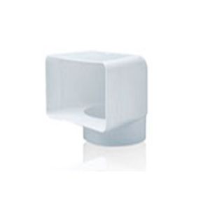 COUDE VERTICAL DE TUYAU D'EXTRACTION EN PVC