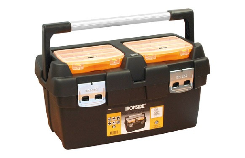 BOÎTE À OUTILS PROFESSIONNELLE EN ABS NOIR