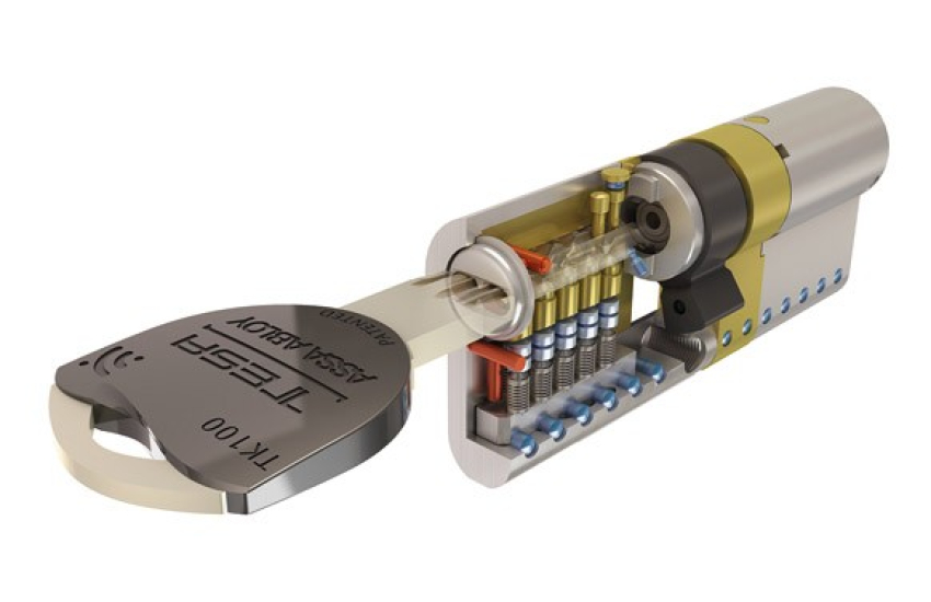 CYLINDRE TK100 POINTS CLÉS NICKELÉS