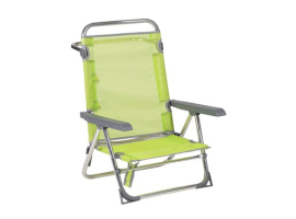 SILLA PLAYA CON ASA MULTIPOSICION PATA TRASERA PLEGABLE