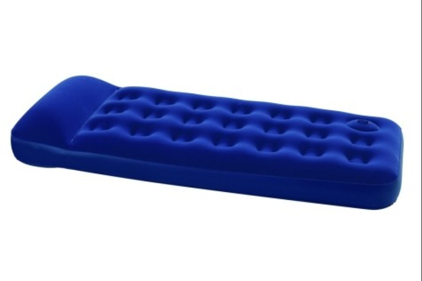 LIT GONFLABLE INDIVIDUEL AVEC POMPE À PIED LIT GONFLABLE INDIVIDUEL AVEC POMPE À PIED