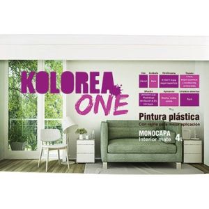 PINTURA PLASTICA INTERIOR MONOCAPA ONE