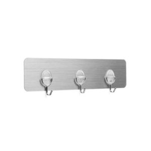 COLGADOR ADHERENTE REUTILIZABLE 3 GANCHOS