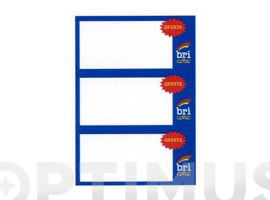 ETIQUETA FLYER 210X99 PAQ 100U