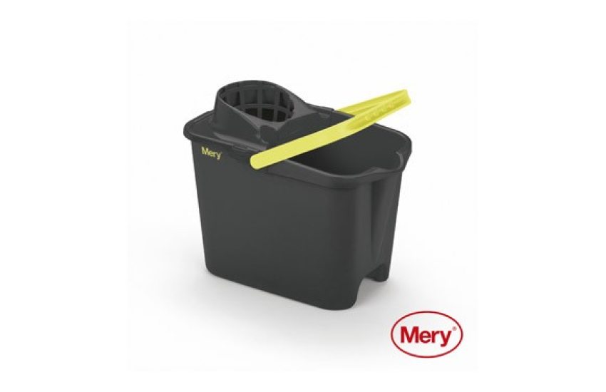 SEAU À FRANGES AVEC ÉGOUTTOIR ANTHRACITE