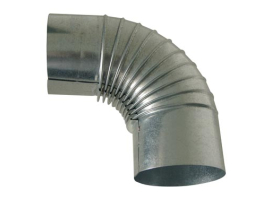 CODO GALVANIZADO CHIMENEA