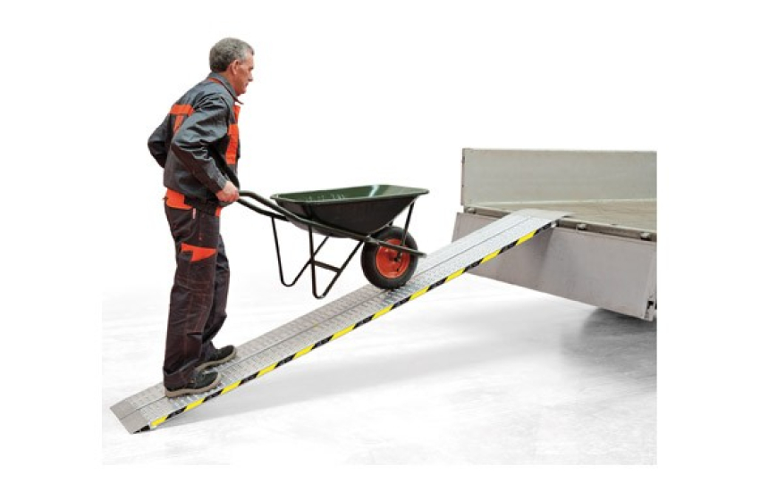 RAMPE PLATE FIXE EN ALUMINIUM