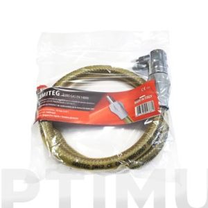 TUBE DE RACCORDEMENT MÉTALLIQUE EN SPIRALE POUR TABLES DE CUISSON À GAZ - CUISINIÈRES À GAZ
