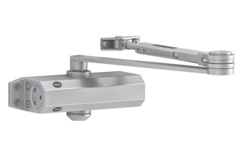 CIERRAPUERTA 3500 BRAZO RETENEDOR FUERZA 2-4 PLATA YALE  CIERRAPUERTA 3500 BRAZO RETENEDOR FUERZA 2-4 PLATA YALE