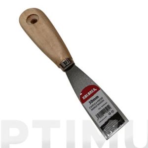 SPATULE À PEINTURE EN ACIER AVEC MANCHE EN BOIS