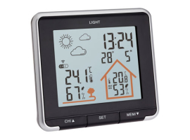 ESTACION METEO DIGITAL NEGRO 