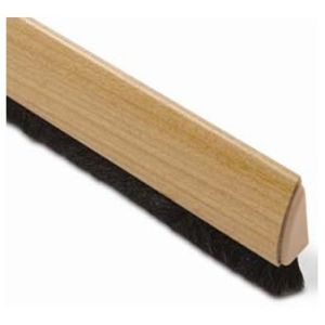 BURLETE BAJO PUERTA CURVO PVC/CEPILLO ADHESIVO