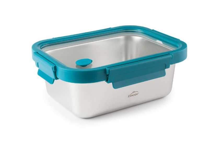 RÉCIPIENT ALIMENTAIRE RECTANGULAIRE EN ACIER INOXYDABLE