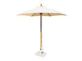 PARASOL EN BOIS BRUT