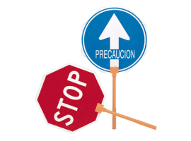 POIGNÉE MÉTALLIQUE DE LA PALETTE D'ARRÊT/DE PASSAGE